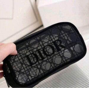 Dior Black Mesh Pouch